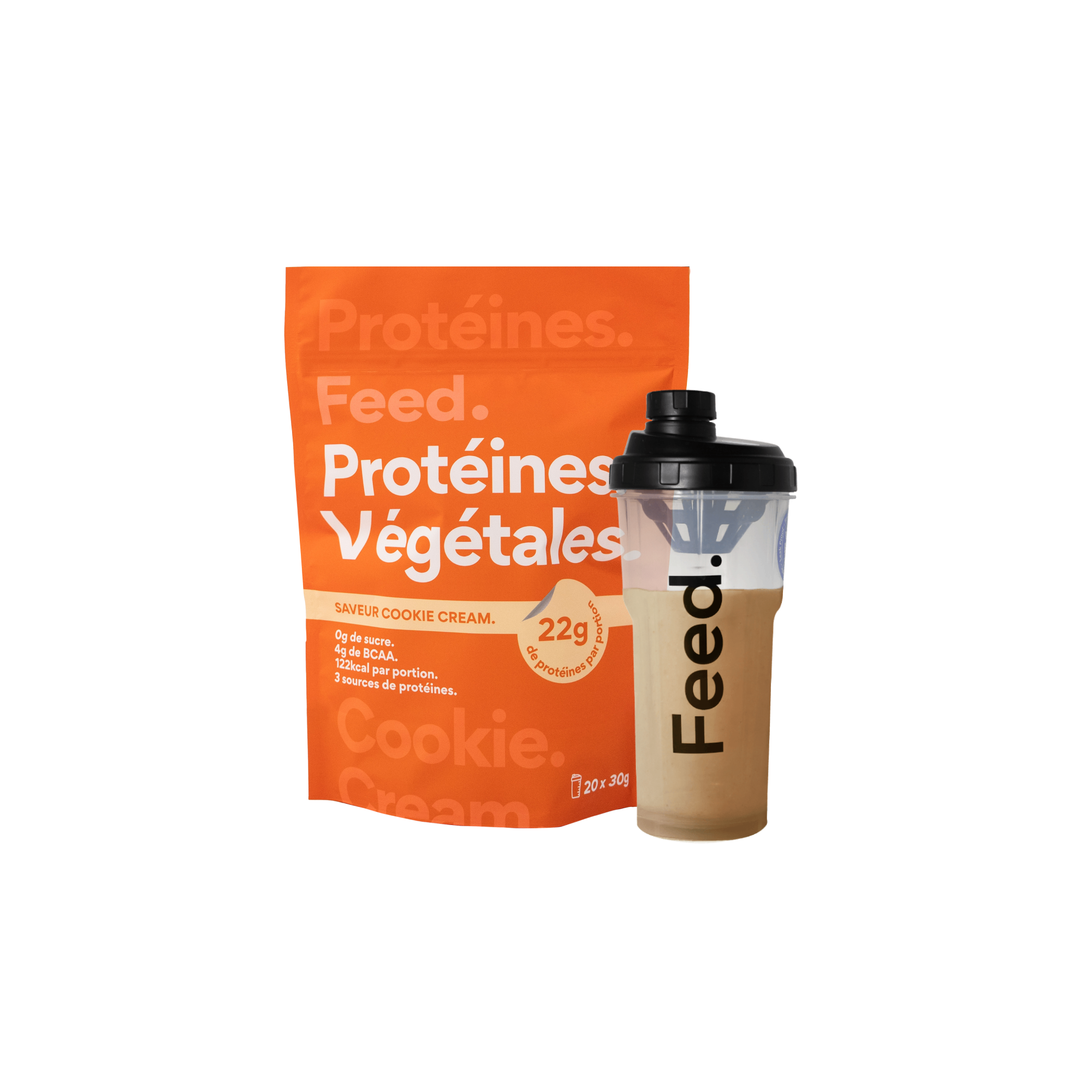 Cookie cream (protein powder / snack sachet)