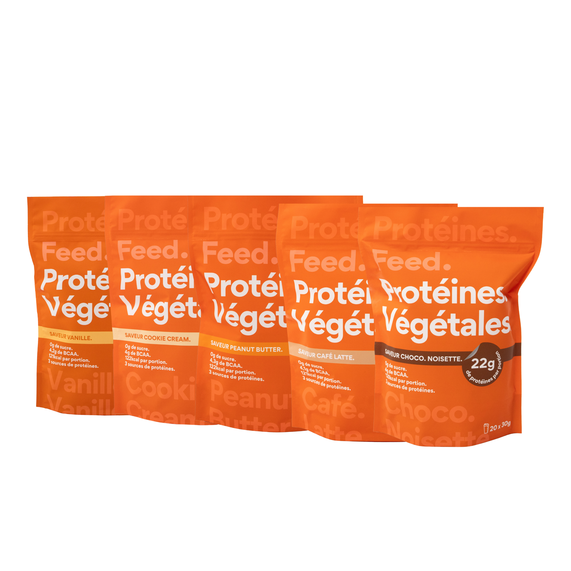 Pack 5 sachets. Vegetable protein.