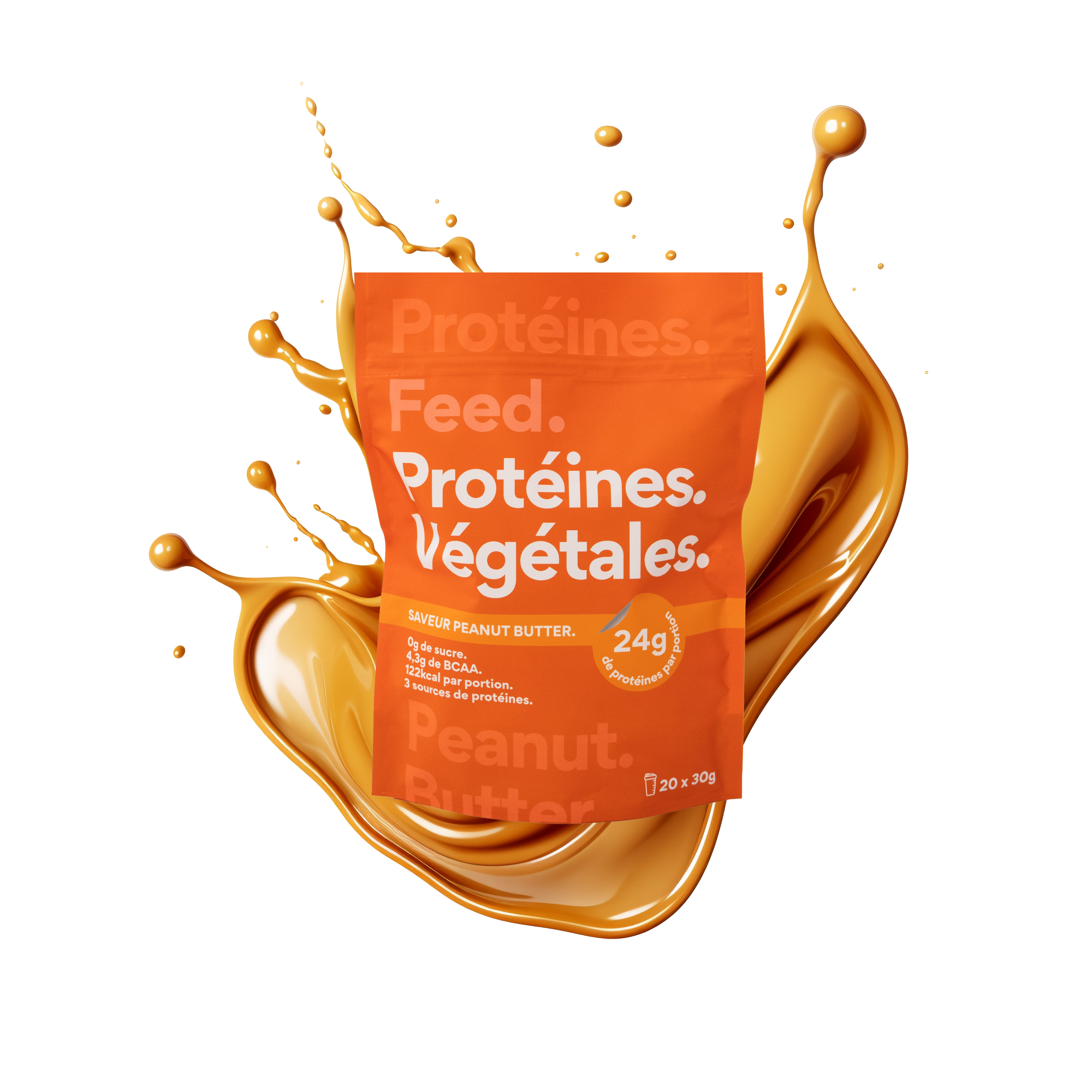 Peanut Butter. (Protein powder sachet / snack)